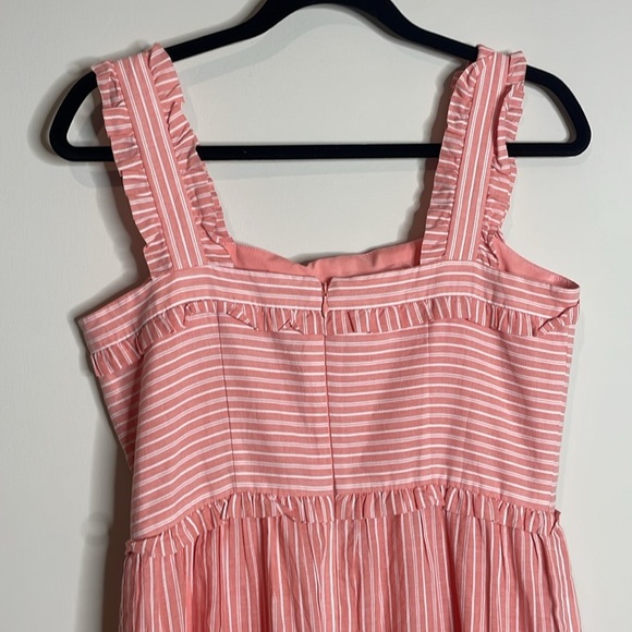 Gal Meets Glam | Courtney Rio Stripe Lawn Maxi Dress Size 6 - Picture 4 of 7